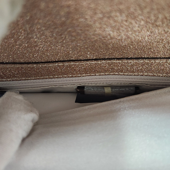 Kate Spade Gold Glitter Flap Shoulder Bag - Picture 7 of 10